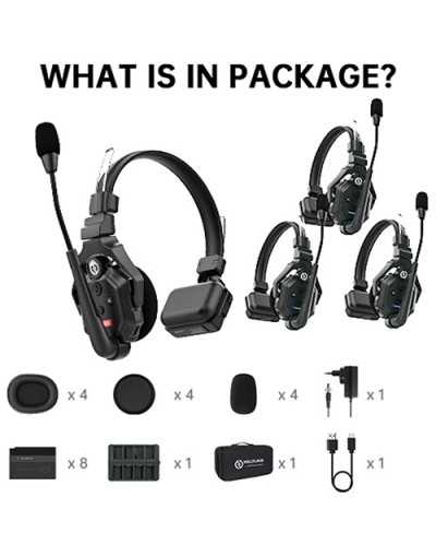 Solidcom C1 full-duplex wireless intercom headset system