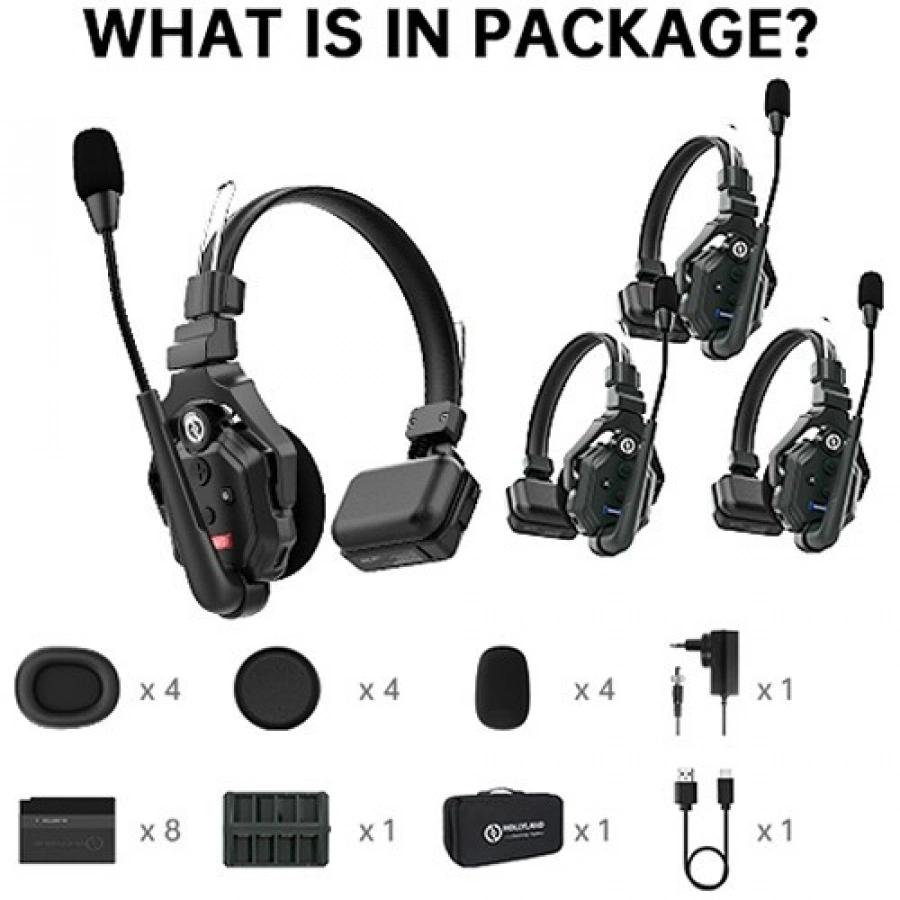 Solidcom C1 full-duplex wireless intercom headset system