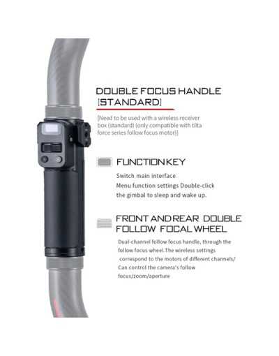 Tilta Advanced Ring Grip for DJI RS4 pro ,RS 3 Pro and RS 2 Gimbals