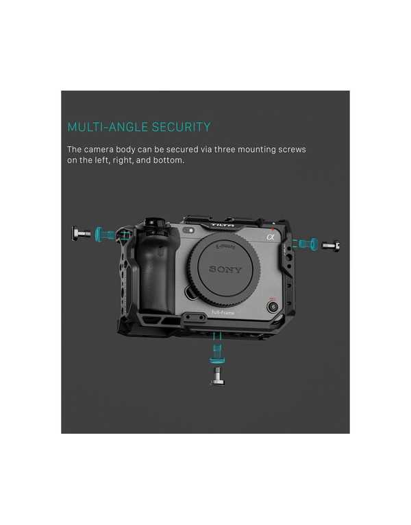 Tilta Camera Cage Pro Kit v2 for Sony FX3 & FX30 (Black)