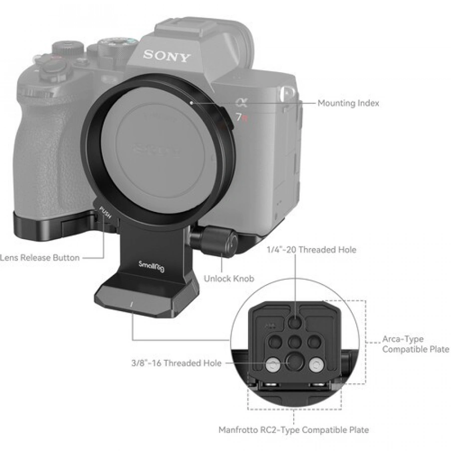 SmallRig Sony Vertical Mount Plate Kit | CamTools UAE