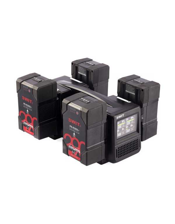 SWIT 4x6A Super Fast V-mount Charger