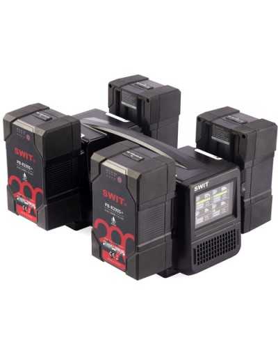 SWIT 4x6A Super Fast V-mount Charger
