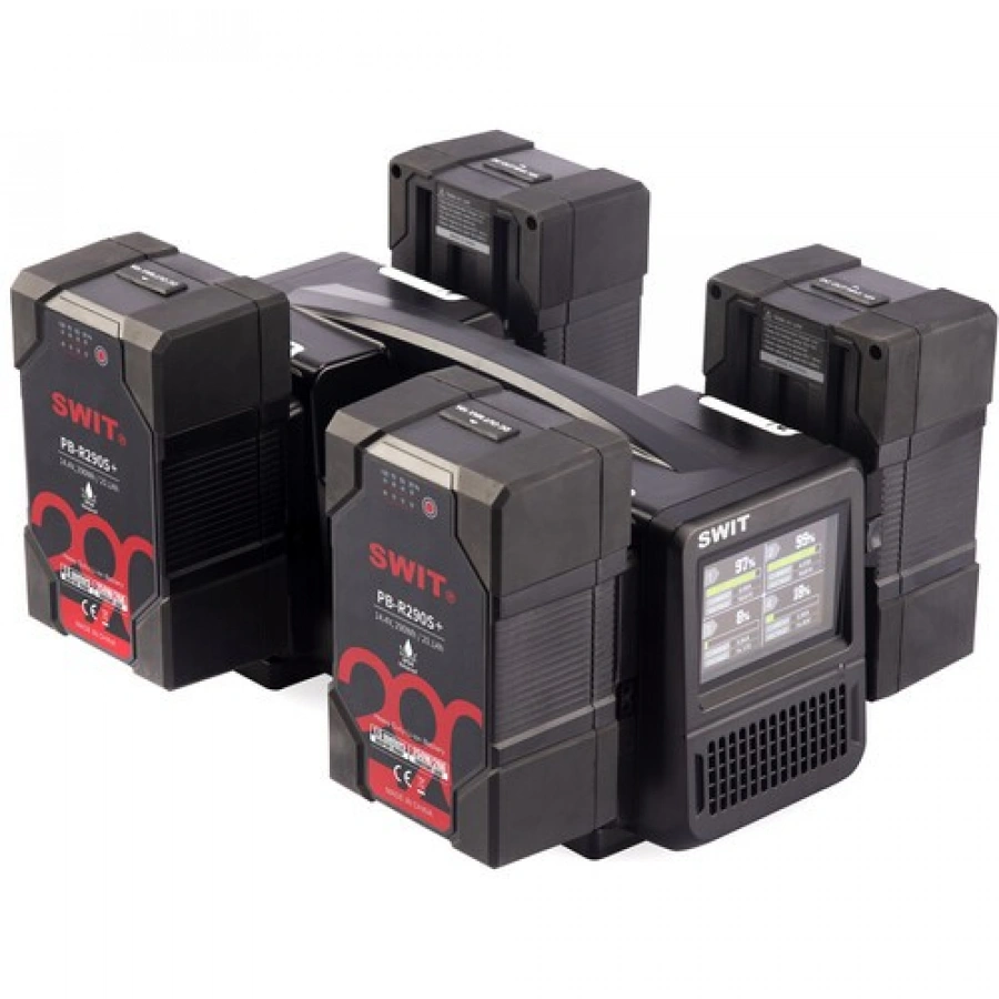 SWIT 4x6A Super Fast V-mount Charger