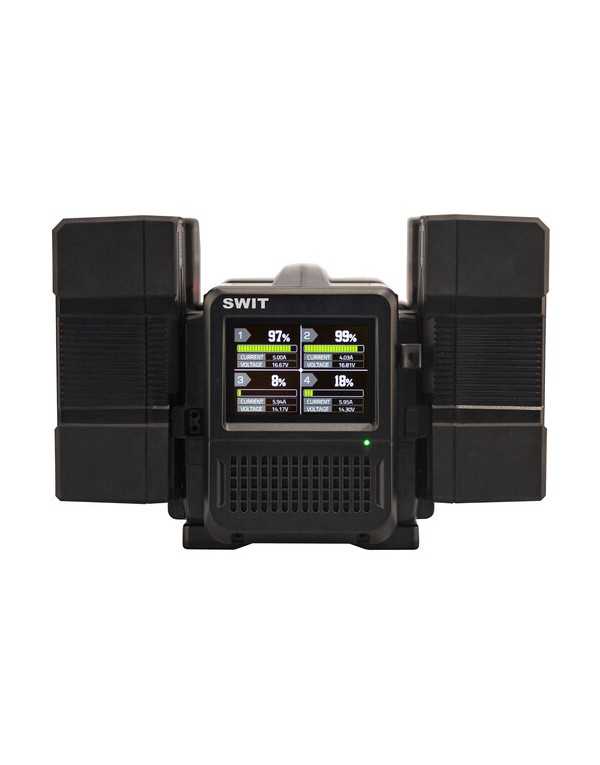 SWIT 4x6A Super Fast V-mount Charger