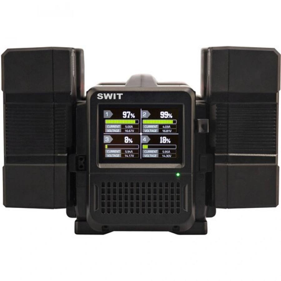 SWIT 4x6A Super Fast V-mount Charger