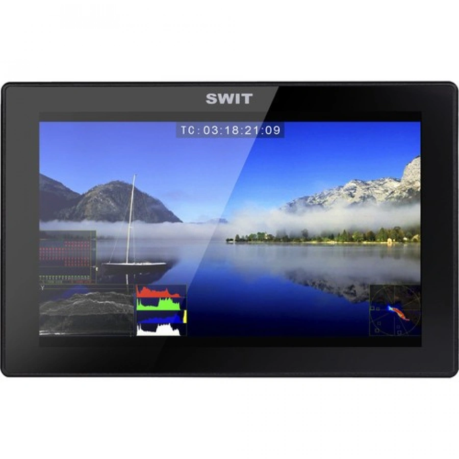 SWIT 7" Full HD Waveform LCD Monitor with NP-F Battery Plate