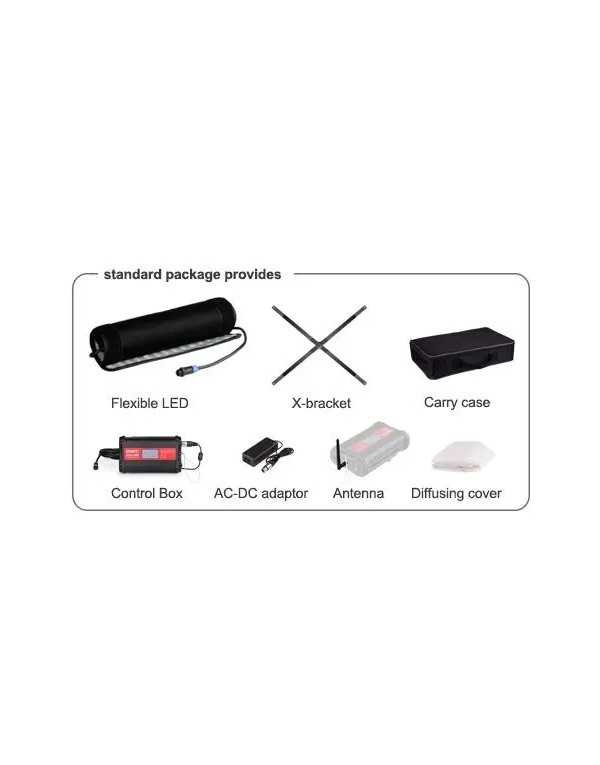 SWIT S-2610 Flexible Bi-color SMD LED light - 504pcs ultra bright surface