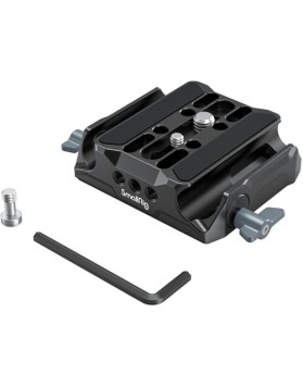 SmallRig Universal Camera Baseplate with 15mm LWS Rod Clamp