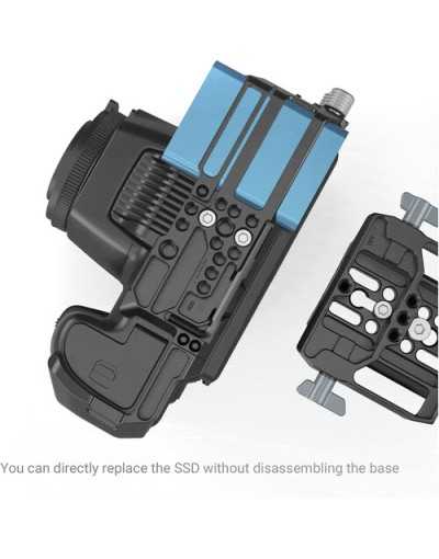 SmallRig Universal Camera Baseplate with 15mm LWS Rod Clamp