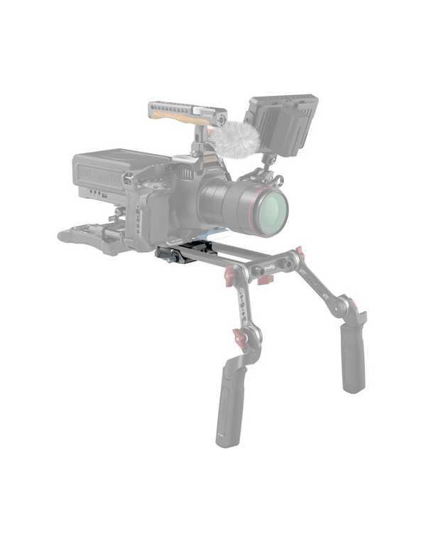 SmallRig Universal Camera Baseplate with 15mm LWS Rod Clamp