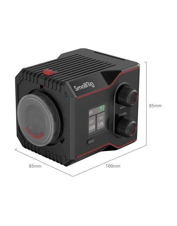 SmallRig RC 60B Bi-Color LED Monolight (Power Bank Clamp Edition)