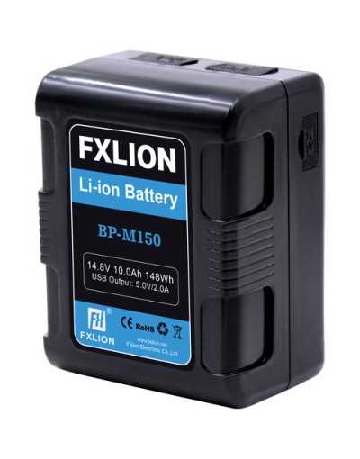 Fxlion 148Wh Square Battery – 14.8V / V-Mount Battery