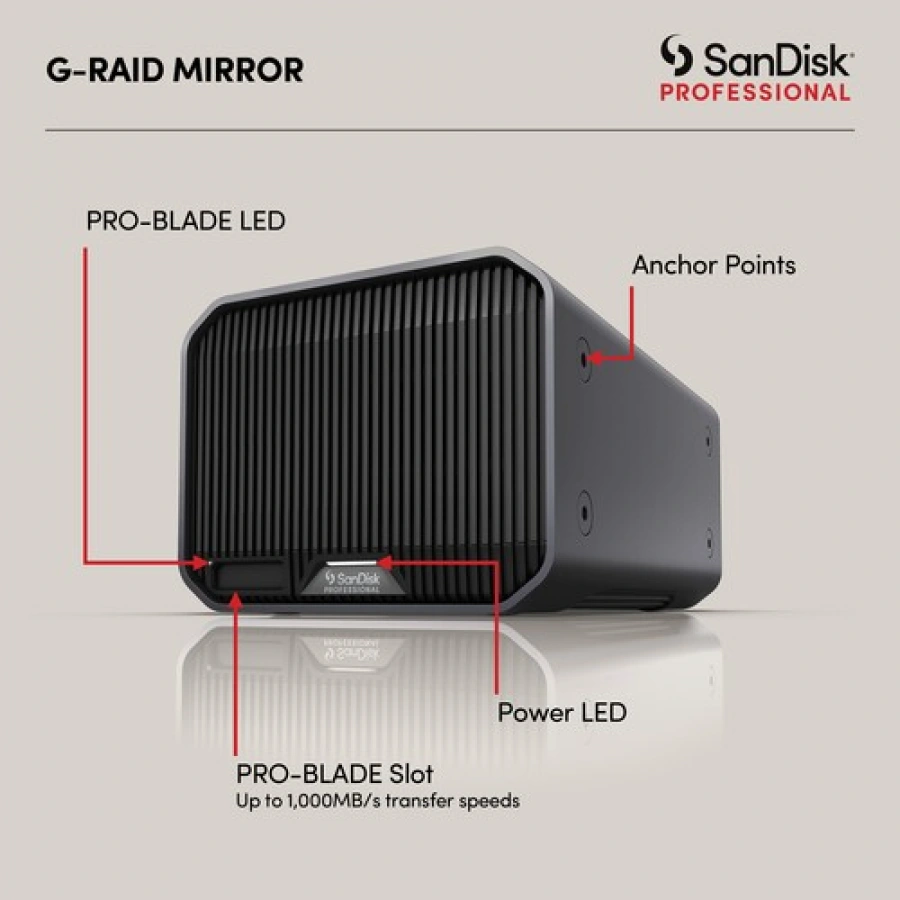 SanDisk Professional G-RAID MIRROR