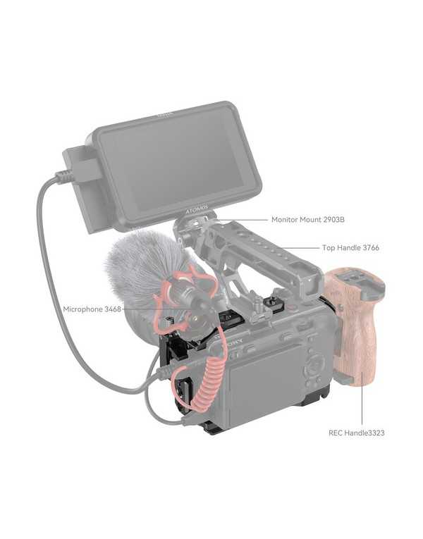 SmallRig Cage for Sony FX30/FX3 (4183) – Handheld, Tripod & Stabilizer Support