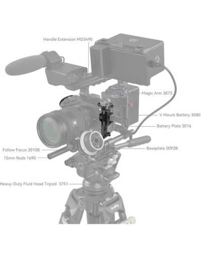 SmallRig Cage for Sony FX30/FX3 (4183) – Handheld, Tripod & Stabilizer Support