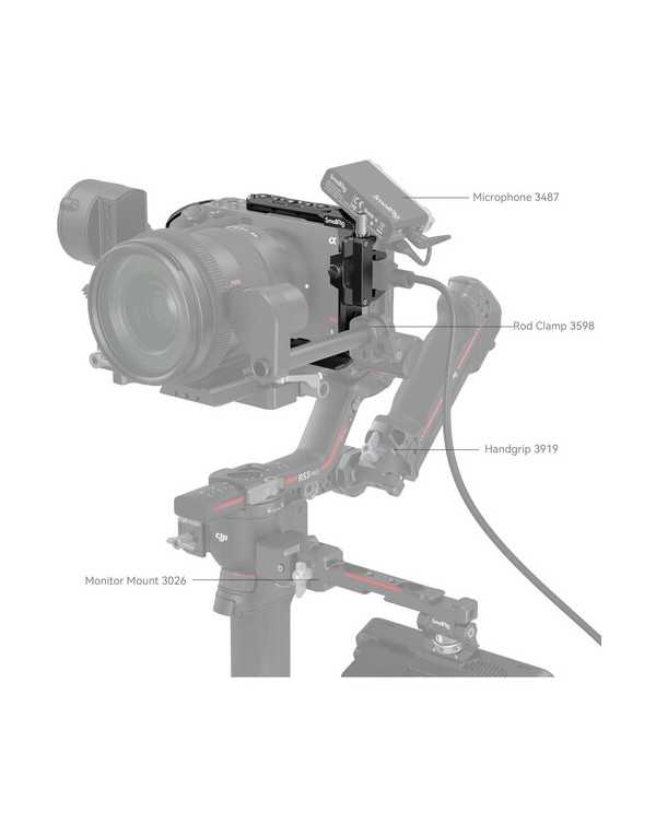 SmallRig Cage for Sony FX30/FX3 (4183) – Handheld, Tripod & Stabilizer Support