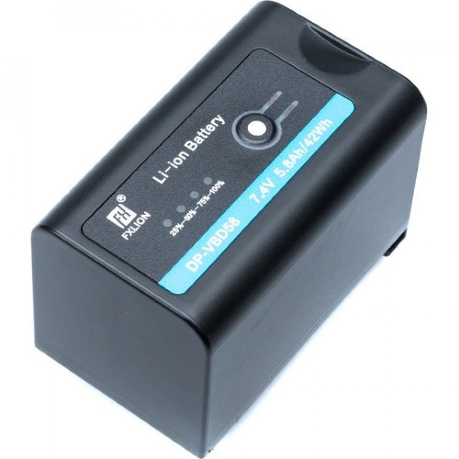 Fxlion 42Wh 7.4V Battery with Panasonic VW-VBD58 Mount