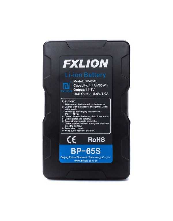 Fxlion Cool Black Series BP-65S 65Wh 14.8V Battery (V-Mount) | Battery | CAM TOOLS Middle East | FXLION