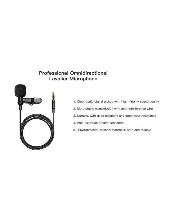 Hollyland HL-OLM01 Omnidirectional Lavalier Microphone