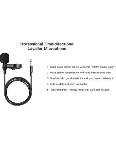 Hollyland HL-OLM01 Omnidirectional Lavalier Microphone