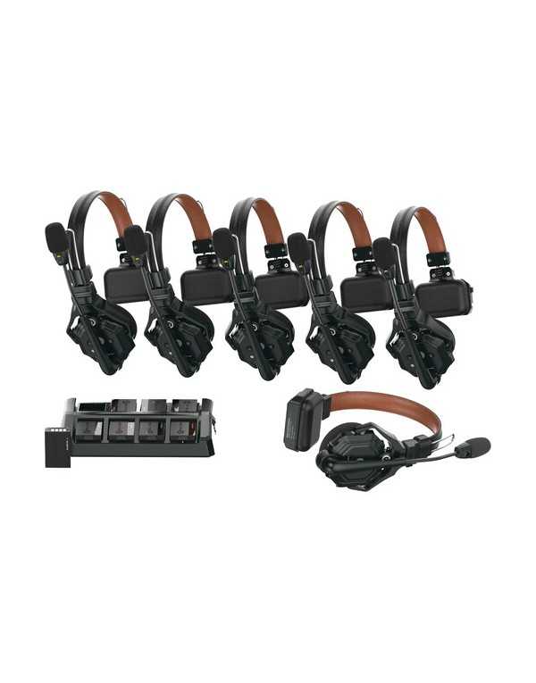 Hollyland Solidcom C1 Pro-6S Full-Duplex ENC Wireless Intercom System with 6 Headsets (1.9 GHz) | Wireless Intercom | CAM TOOLS Middle East | Hollyland