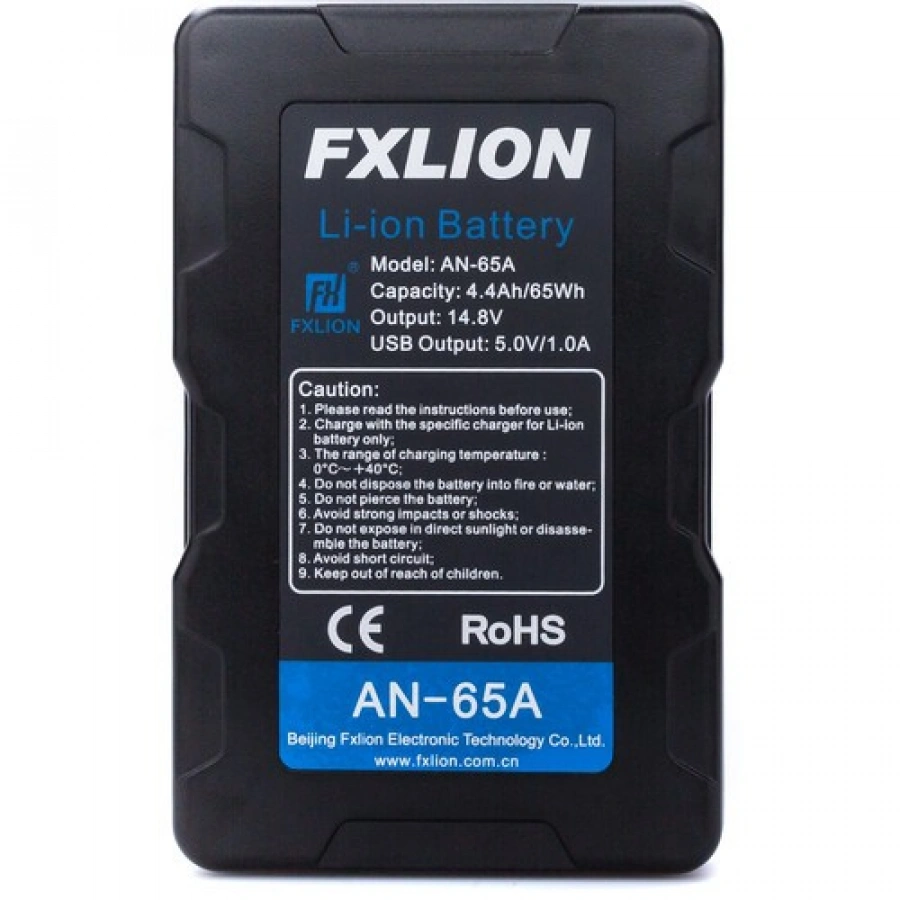 Fxlion Cool Black Series AN-65A 65Wh 14.8V Battery (Gold Mount)