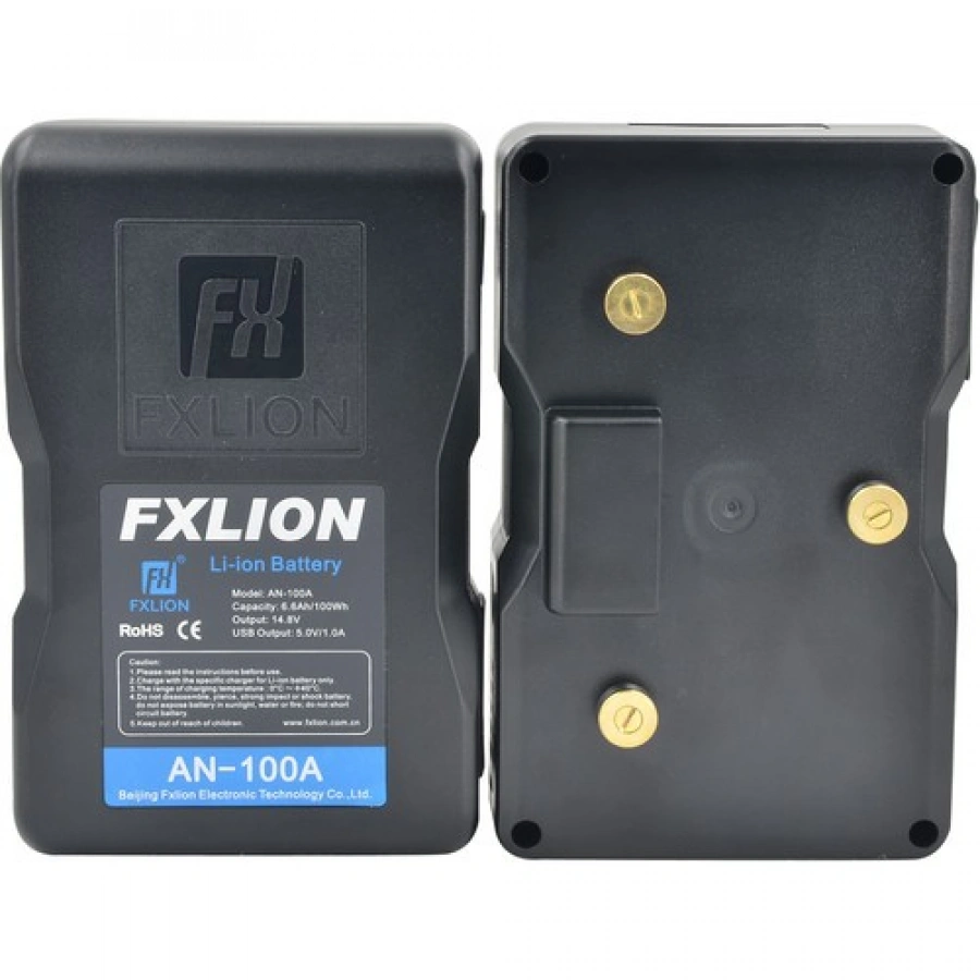 Fxlion Cool Black Series 14.8V Lithium-Ion Battery (98Wh, Gold Mount)