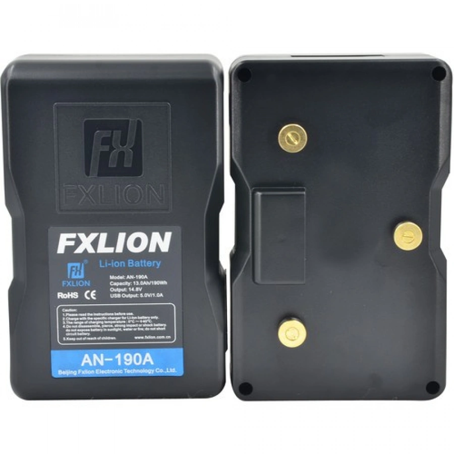 Fxlion Cool Black Series AN-190A 190Wh 14.8V Battery (Gold Mount)
