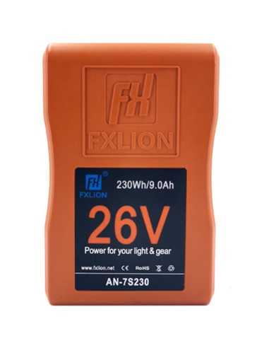 Fxlion AN-7S230 26V Lithium-Ion Battery (Gold Mount) | Battery | CAM TOOLS Middle East | FXLION