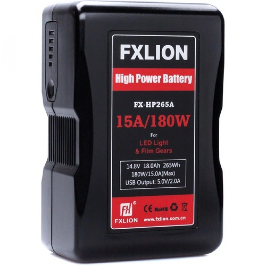 Fxlion FX-HP265A 14.8V Lithium-Ion Gold Mount Battery (18Ah, 265Wh)