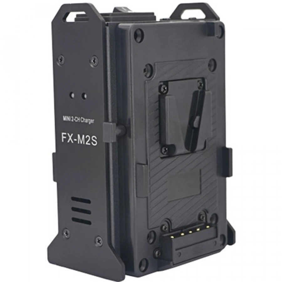 Fxlion Mini 2-Channel Gold Mount Battery Charger