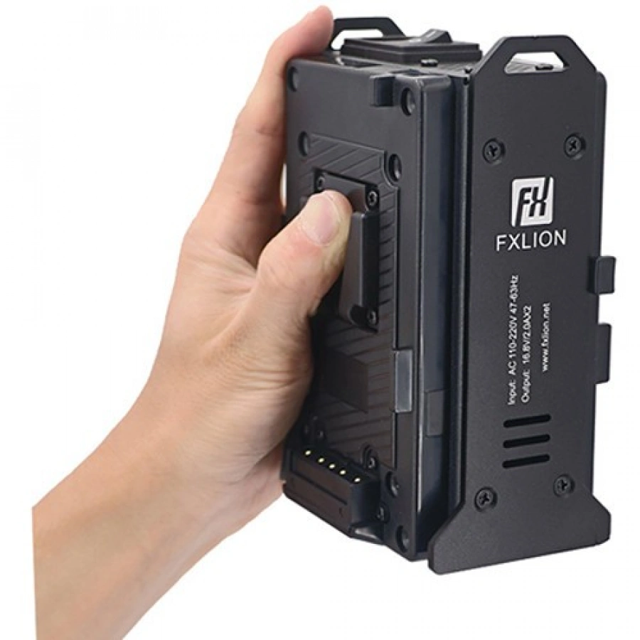 Fxlion Mini 2-Channel Gold Mount Battery Charger