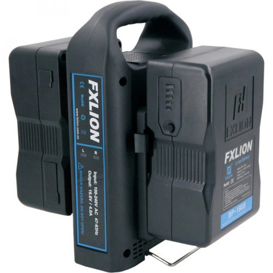 Fxlion Single-Channel Gold-Mount and AN Li-Ion Battery Charger with USB Port