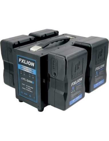 Fxlion Quad-Channel V-Mount Fast Battery Charger