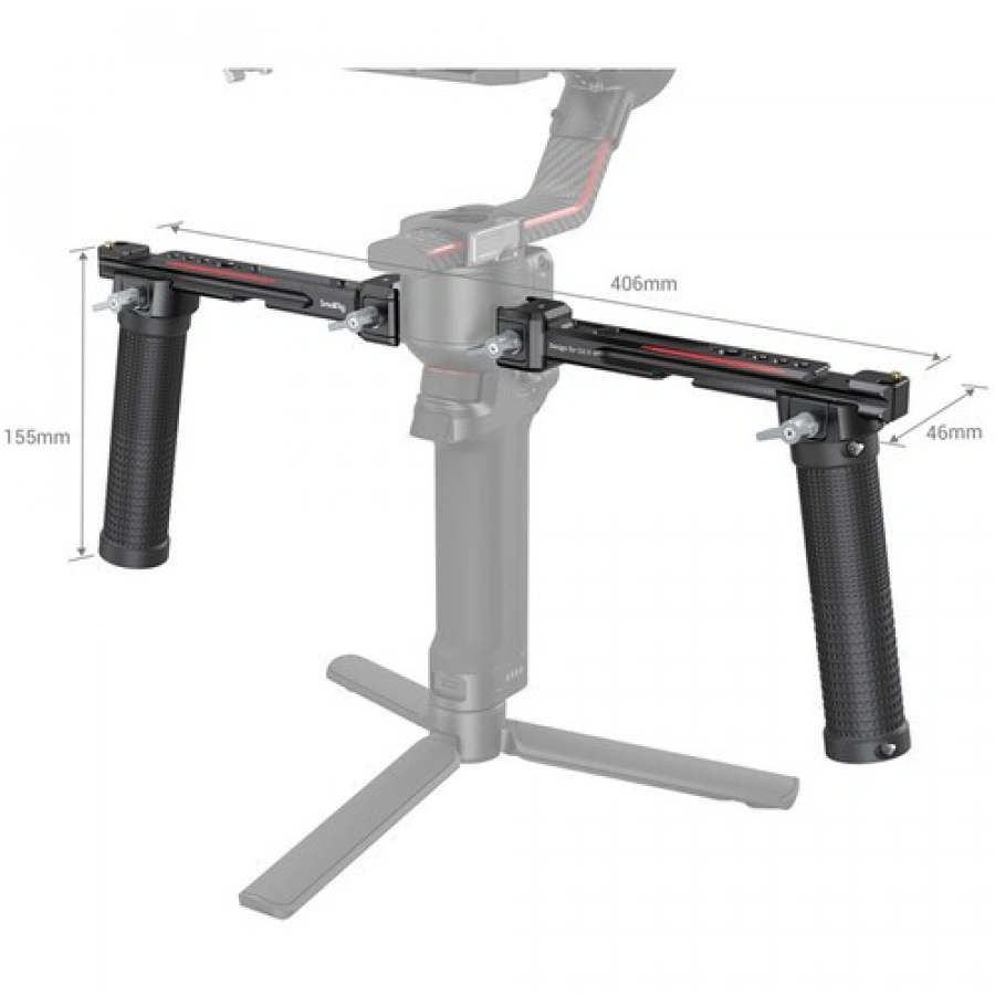SmallRig Dual Handgrip for DJI RS 2/RSC 2/RS 3/RS 3 Pro Gimbal
