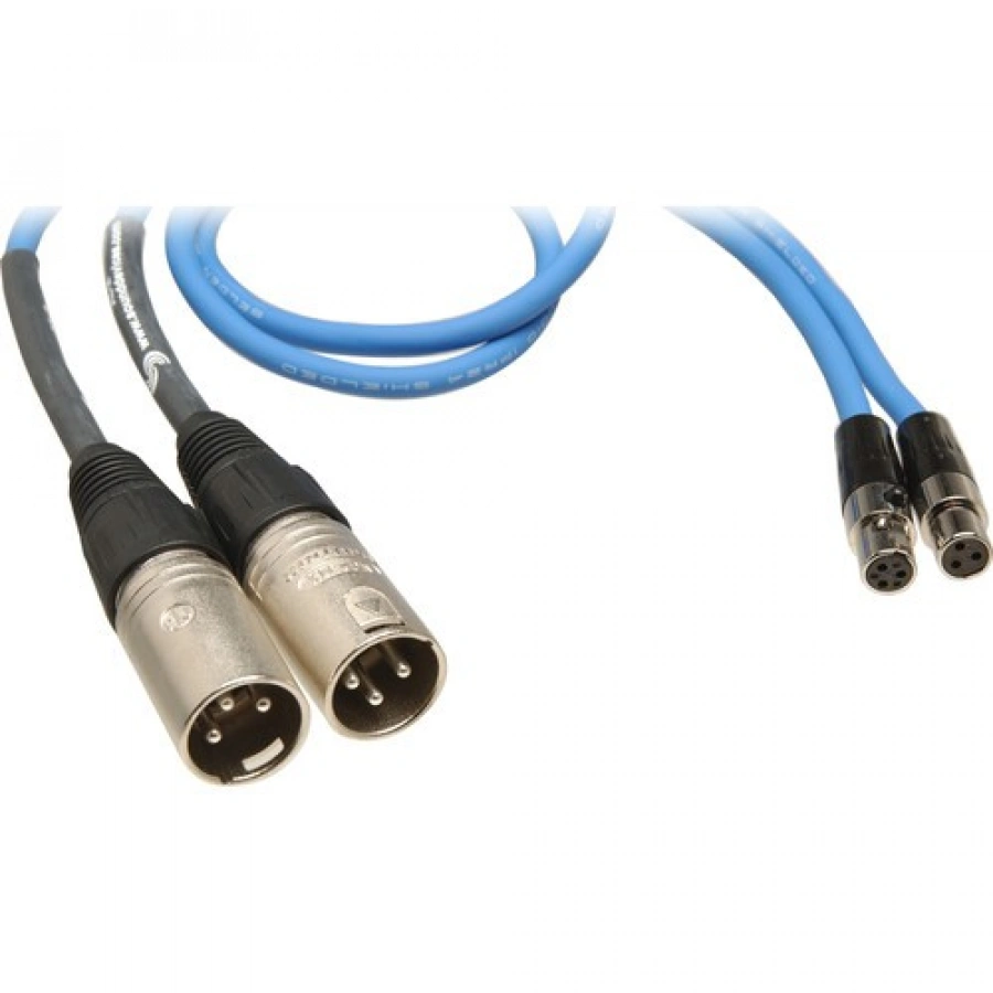 Sound Devices XL2 TA3-F to XLR Cable (Pair) is a 25" Adapter Cable for Connecting Balanced TA3 to XLR