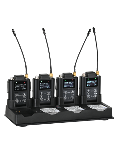 WISYCOM MULTIPLE BATTERY CHARGER (4 x MTP61 & 4 x battery) | Wireless Microphone Systems | CAM TOOLS Middle East | WISYCOM