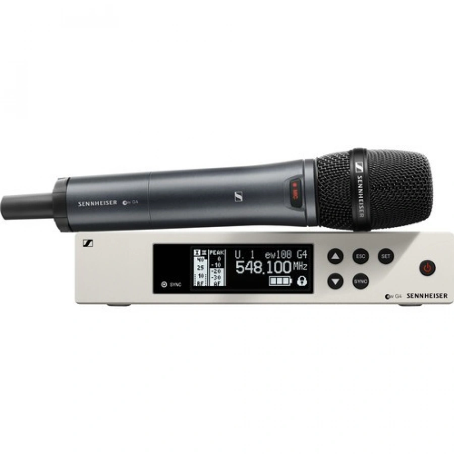 Sennheiser EW 100-835 G4-S Wireless Handheld Microphone System with rack mount RX