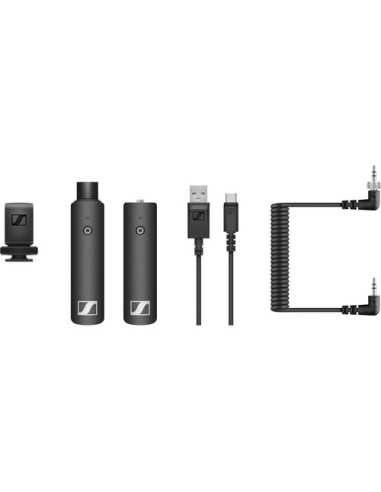 Sennheiser XSW-D PORTABLE INTERVIEW SET Digital Camera-Mount Wireless Plug-On Microphone System with No Mic | Wireless Microphone Systems | CAM TOOLS Middle East | Sennheiser