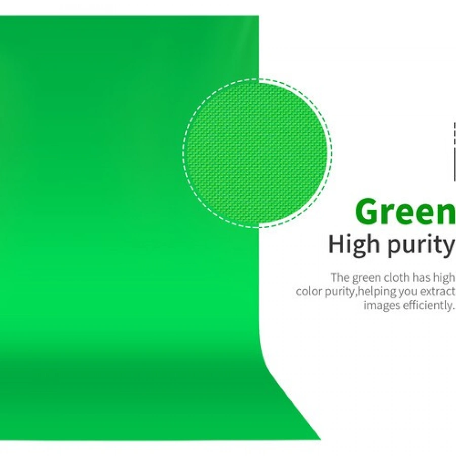 Neewer Chroma Green Backdrop with A-Clamps (10 x 12')