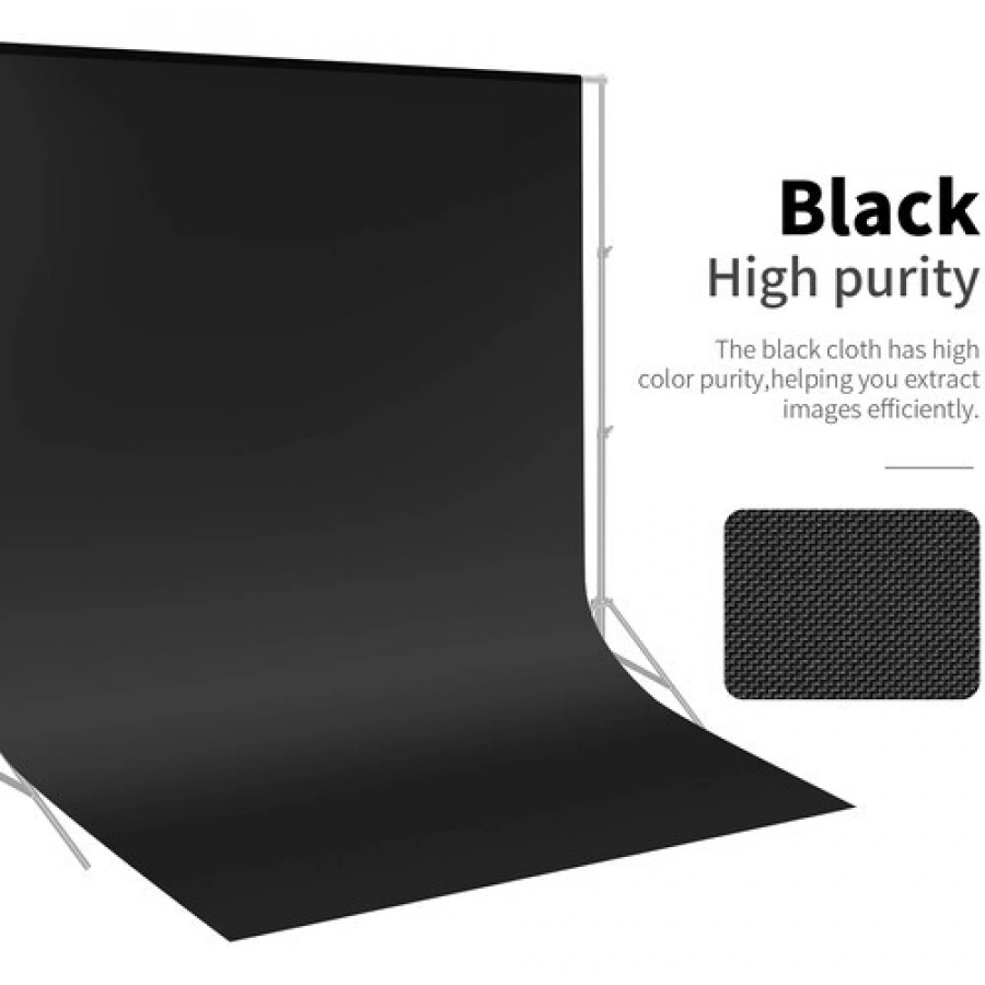 NEEWER 3x6M /10x20Ft Collapsible Backdrop Black | Dubai
