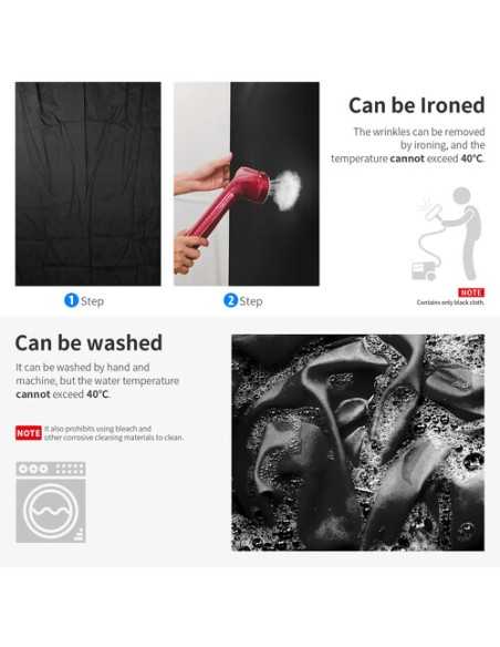 NEEWER 3x6M /10x20Ft Collapsible Backdrop Black | Dubai