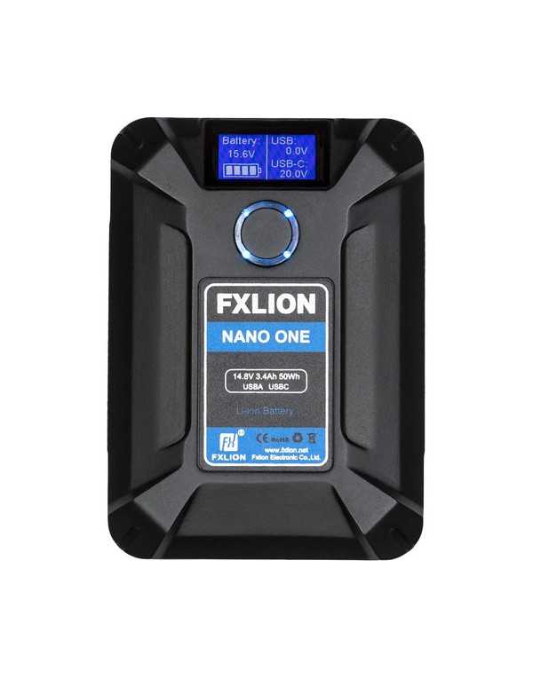 Fxlion NANO ONE – 14.8V / 50Wh V-Mount Battery | Battery | CAM TOOLS Middle East | FXLION