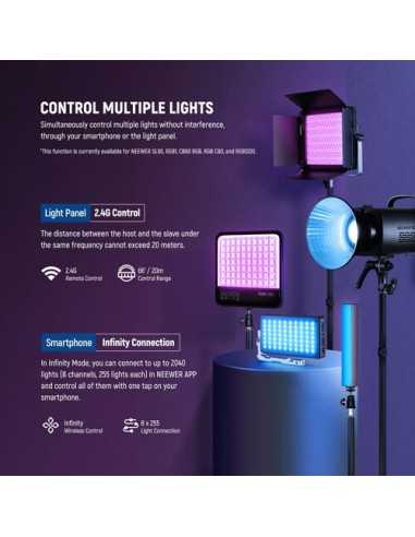 Neewer RGB1200 RGB LED Light Panel (2-Light Kit)