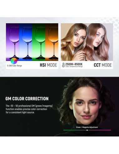 Neewer RGB1200 RGB LED Light Panel (2-Light Kit)