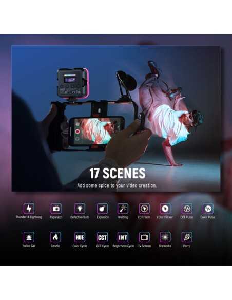 Neewer RGB62 App Control Magnetix LED Video Light