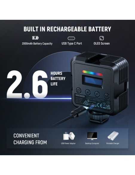 Neewer RGB62 App Control Magnetix LED Video Light