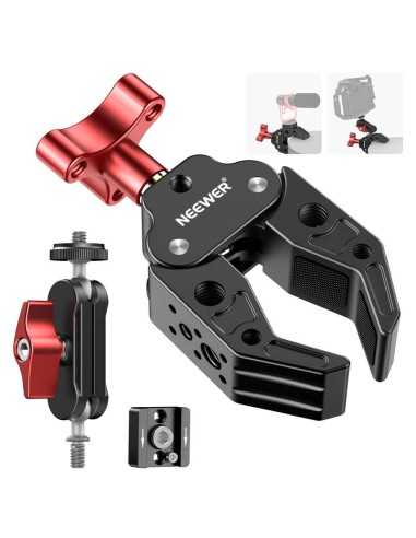 NEEWER UA023 Super Clamp with Magic arm Double Ballhead and Cold Shoe Mount | Clamps & Mounting Accessories | CAM TOOLS Middle East | NEEWER