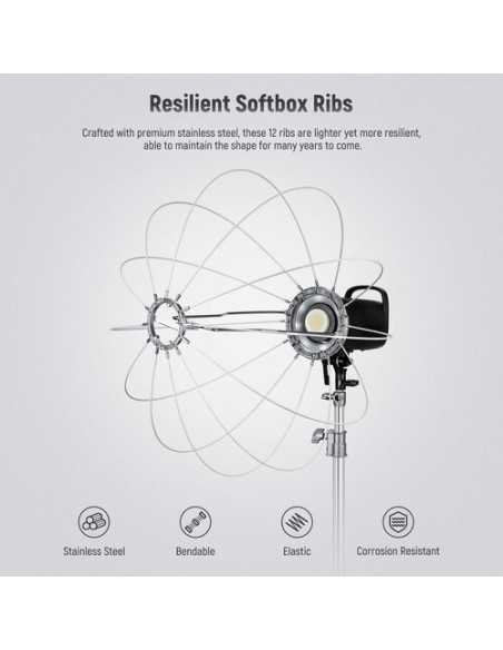 Neewer NS65L Lantern Softbox with One Step Quick Release (35.4")